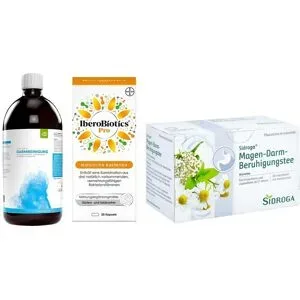 Casa Sana Darmreinigung + Iberobiotics Pro + Sidroga Magen-Darm-