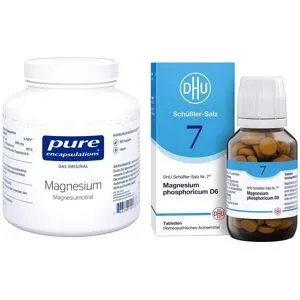 Pure Encapsulations Magnesiumcitrat & DHU Schüßler-Salz Nummer