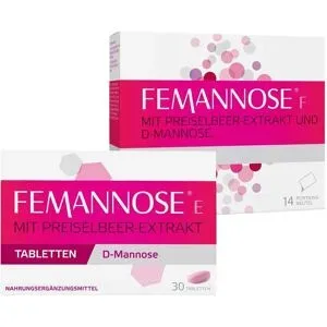 Femannose E Tabletten (30 stk) & Femannose F Granulat (14 stk)