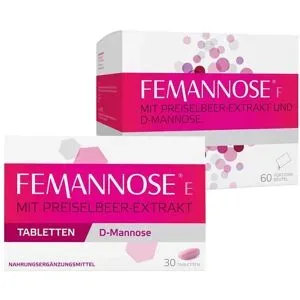 Femannose E Tabletten (30 stk) & Femannose F Granulat (60 stk)