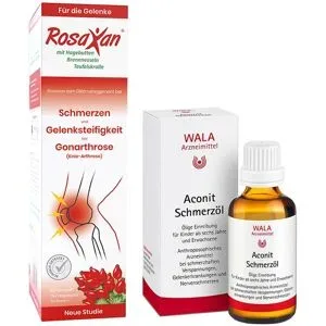 Rosaxan plus Vitamin D + Aconit Schmerzöl