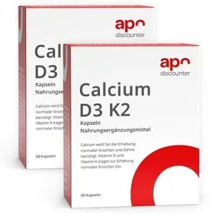 Calcium D3 K2 Kapseln von apodiscounter