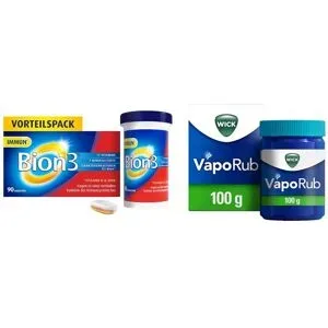 Bion 3 Immun Tabletten 90 Stk + Wick Vaporub Erkältungssalbe 100