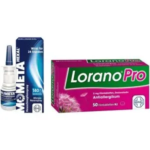 Mometahexal Heuschnupfenspray 18 g + Loranopro 5 mg Tbl. 50 stk