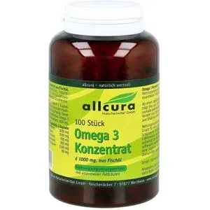Omega 3 Konzentrat aus Fischöl 1000 mg Kapseln