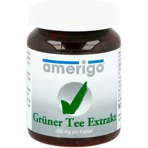 Grüner Tee Extrakt amerigo 200 mg Kapseln