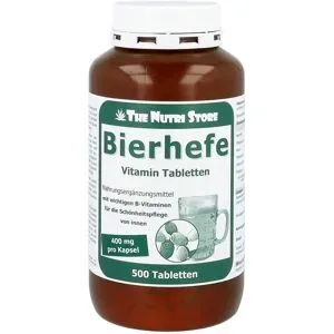 Bierhefe 500 mg Vitamin Tabletten