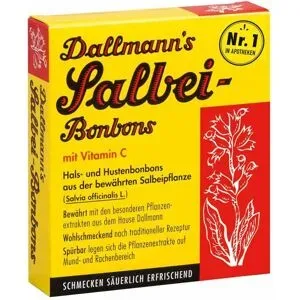 Dallmann's Salbeibonbons mit Vitamin C .