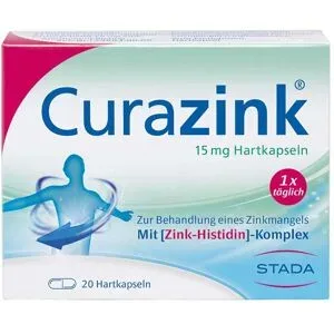 Curazink 15 mg Hartkapseln gegen Zinkmangel