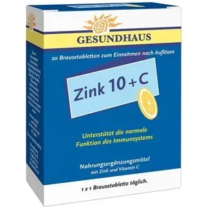 Zink 10 + C Brausetabletten