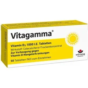 Vitagamma Vitamin D3 1000 I.e.tabletten