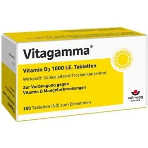 Wörwag Vitagamma Vitamin D3 1000 I.E. Tabletten