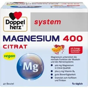Doppelherz Magnesium 400 Citrat System Granulat