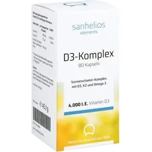 Sanhelios Vitamin D3 Sonnenvitamin-komplex mit K2