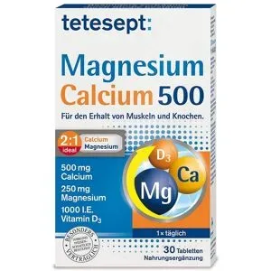 Tetesept Magnesium+calcium 500 Tabletten