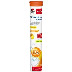 Doppelherz aktiv Vitamin D3 2000 I.E. Brausetabletten