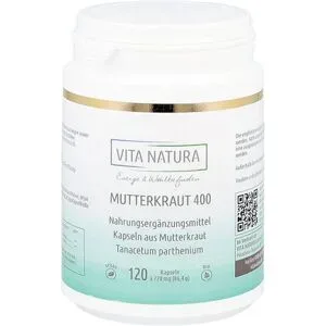Vita Natura Mutterkraut 400 mg Kapseln