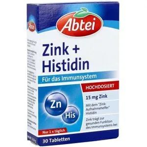 Abtei Zink+Histidin Tabletten