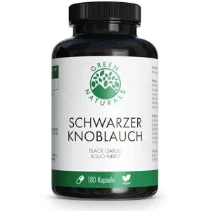 Green Naturals Schwarzer Knoblauch 750mg Kapseln vegan