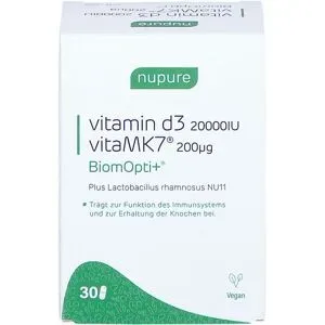 Nupure Biomopti+ Milchsäurebakterien+vit.d3+k2 Msr.kaps.
