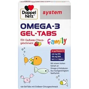 Doppelherz Omega-3 Gel-tabs Family Erdb.cit.system