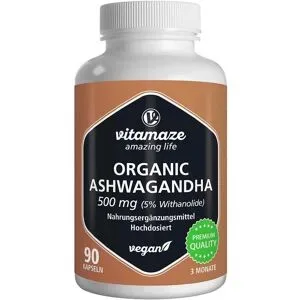 Vitamaze Ashwagandha Extrakt 500 mg Kapseln Vegan