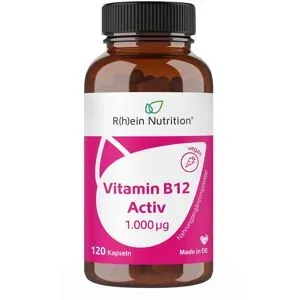 R(h)ein Nutrition Vitamin B12 Activ 1000 mg hochdosiert+vegan Kapseln