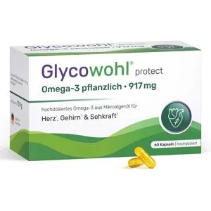 Glycowohl Omega-3 Kapseln 917 mg vegan + DHA + EPA + DPA