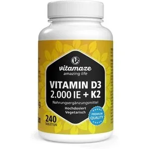 Vitamin D3 2000 IE + K2 Tabletten