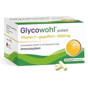 Glycowohl Vitamin C 1000 mg + Quercetin Kapseln vegan