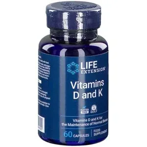 Life Extension Vitamins D und K Kapseln