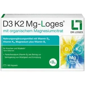 vitaminD-loges D3 K2 Mg-Loges Kapseln