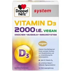 Doppelherz Vitamin D3 2000 I.E. Vegan System Tabletten