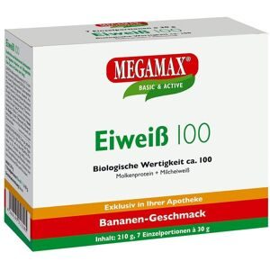 Eiweiss 100 Banane Megamax Pulver