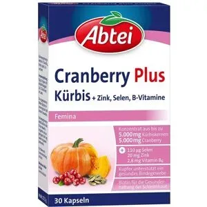 Abtei Kürbis Plus Cranberry Kapseln