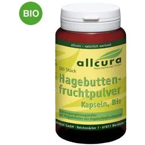 Hagebuttenfruchtpulver Kapseln Bio