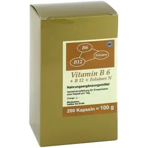 FBK-Pharma Vitamin B6+b12+folsäure N Kapseln