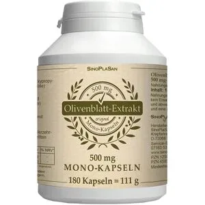 Olivenblatt-extrakt 500 mg Mono-kapseln