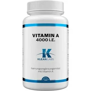 KLEAN LABS Vitamin A 4000 I.u. Kapseln