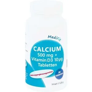 ApoFit Calcium 500 mg+Vitamin D3 10 [my]g Tabletten Medif