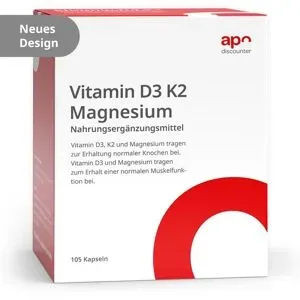 Vitamin D3 K2 Magnesium Kapseln von apodiscounter