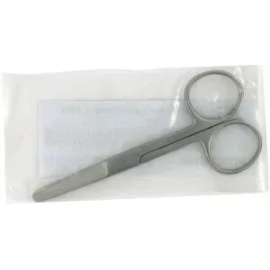Verbandschere stumpf/stumpf 10 cm