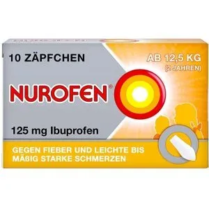 NUROFEN Junior 125 mg Zäpfchen für Kinder