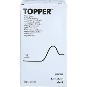 Topper Schlitzkompr.steril 5x5 cm