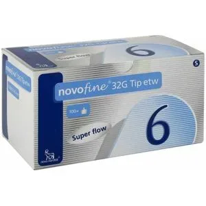 Novofine 6 mm 32 G Tip etw Kanüle
