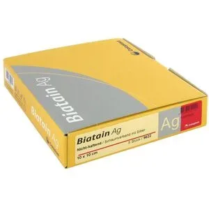 Biatain Ag Schaumverband 10x10cm nicht haftend