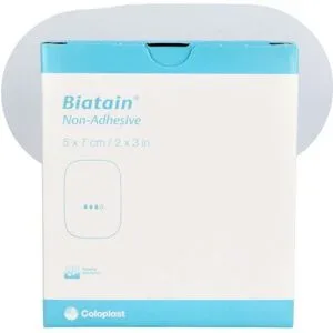 Biatain Schaumverband 5x7 cm nicht haftend