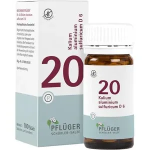 Schüßler-Salze Biochemie Pflüger 20 Kalium alum.sulf.D 6 Tbl.