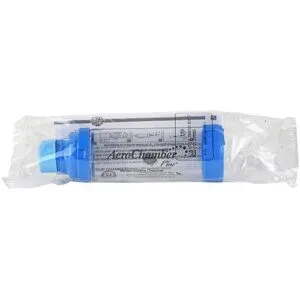 Aerochamber Inhalierh.o.maske für Erwachsene +Kdr.