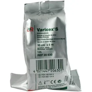 Varicex S Zinkleimbinde 5mx10cm 20630